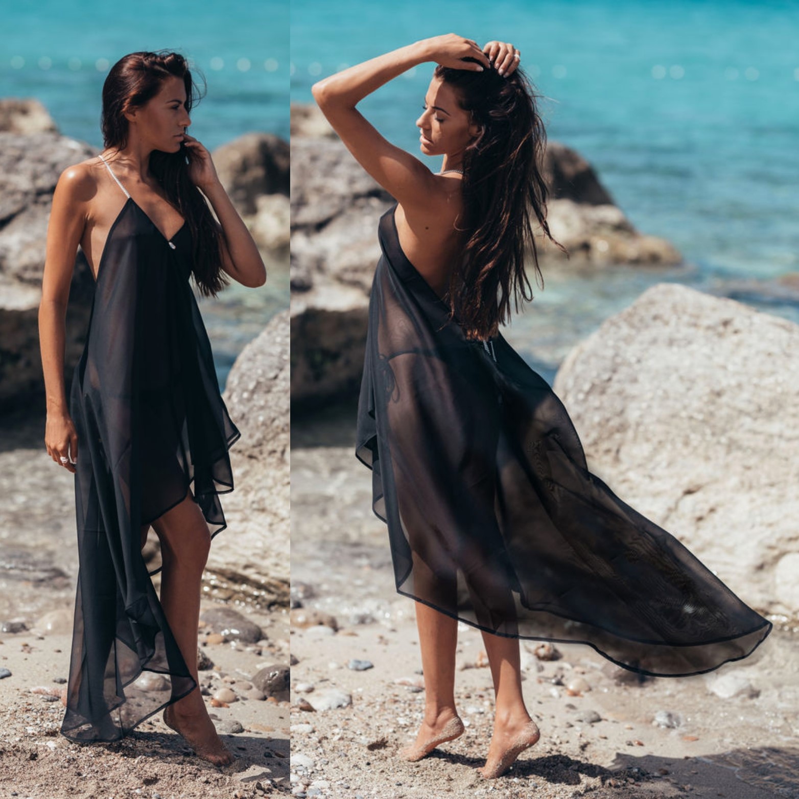 Black Sirena Dress