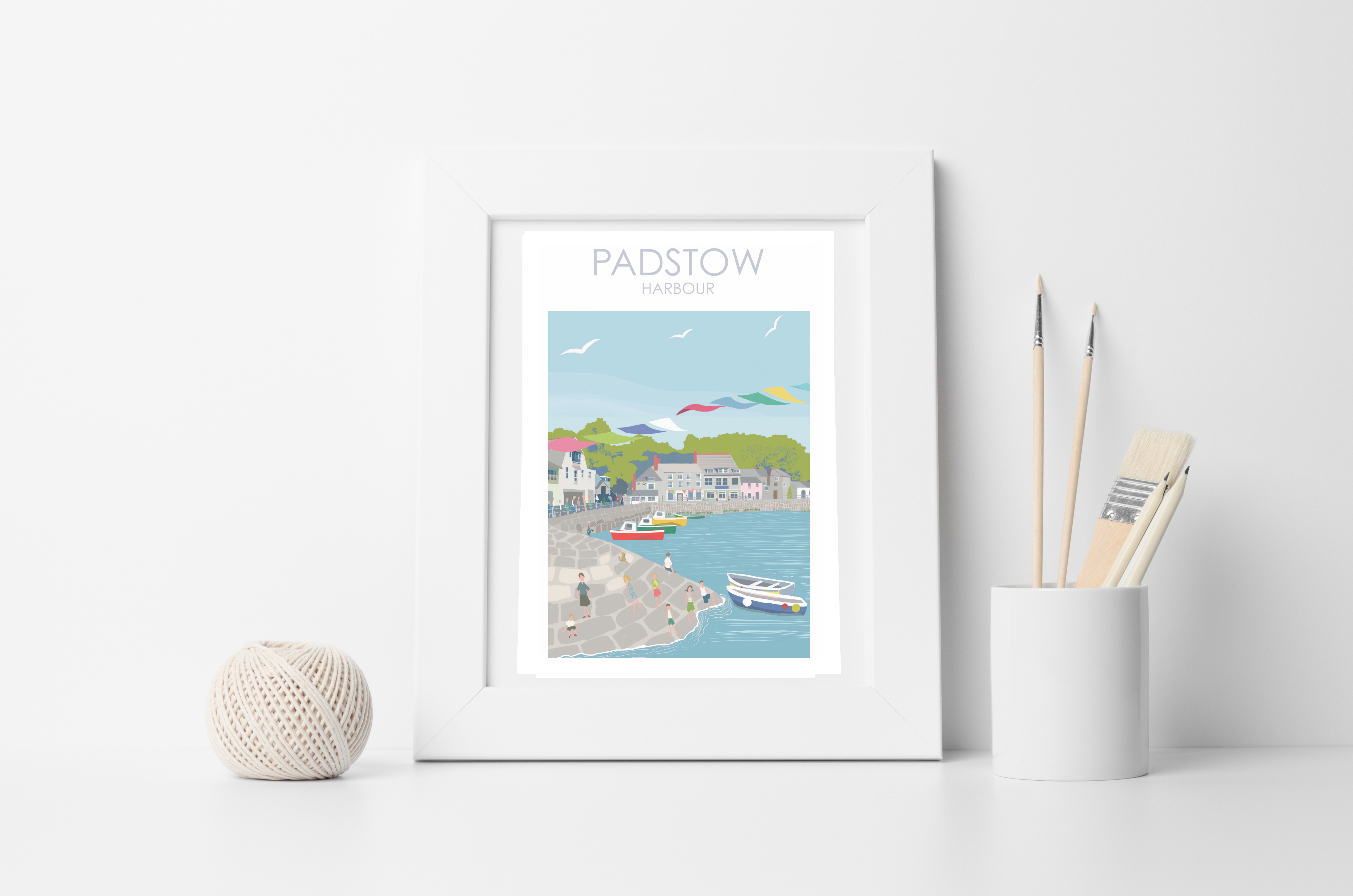 PADSTOW white framed copy copy