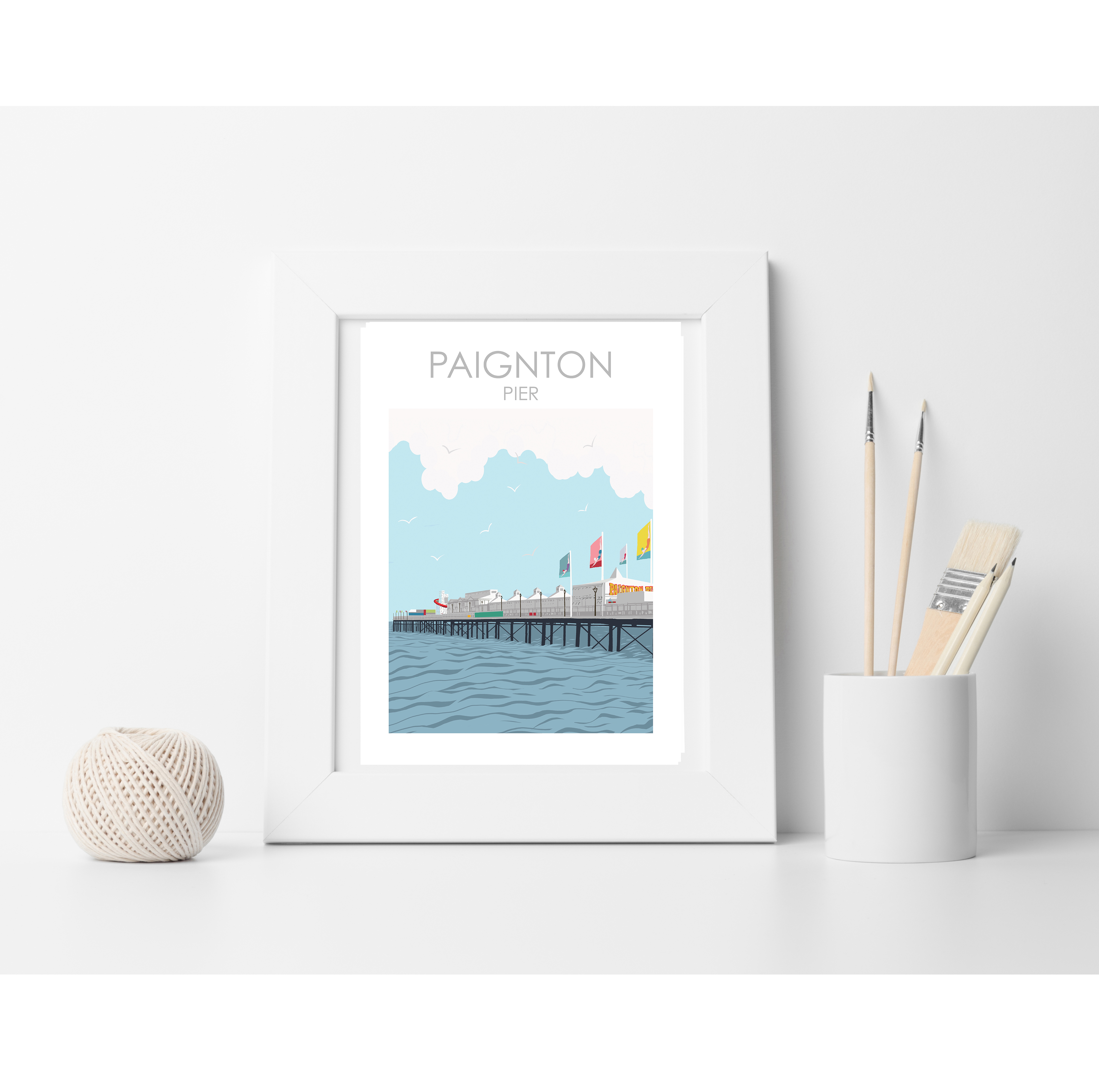 PAIGNTON pier PRINT 2020 SET UP