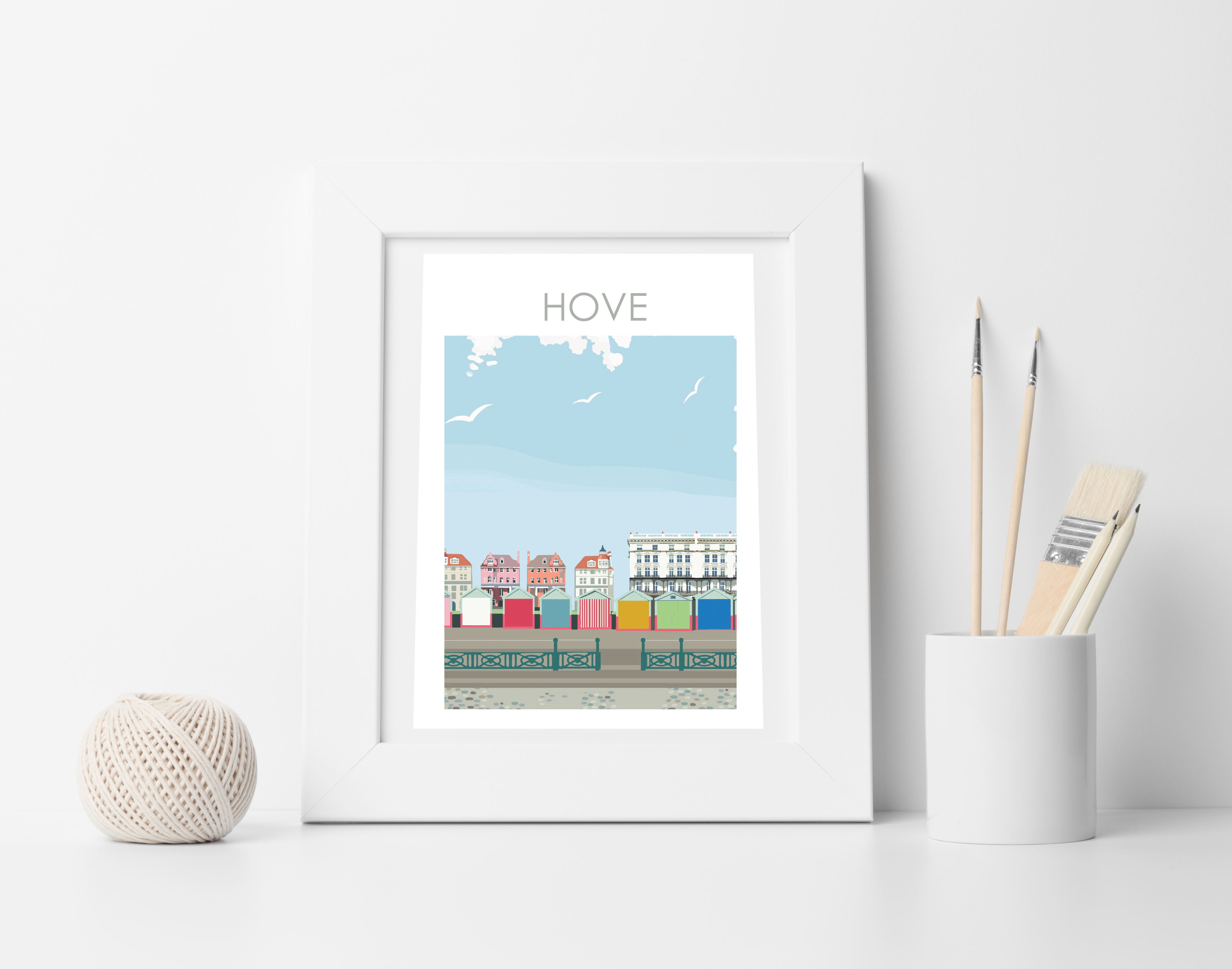 hovewhite framed copy