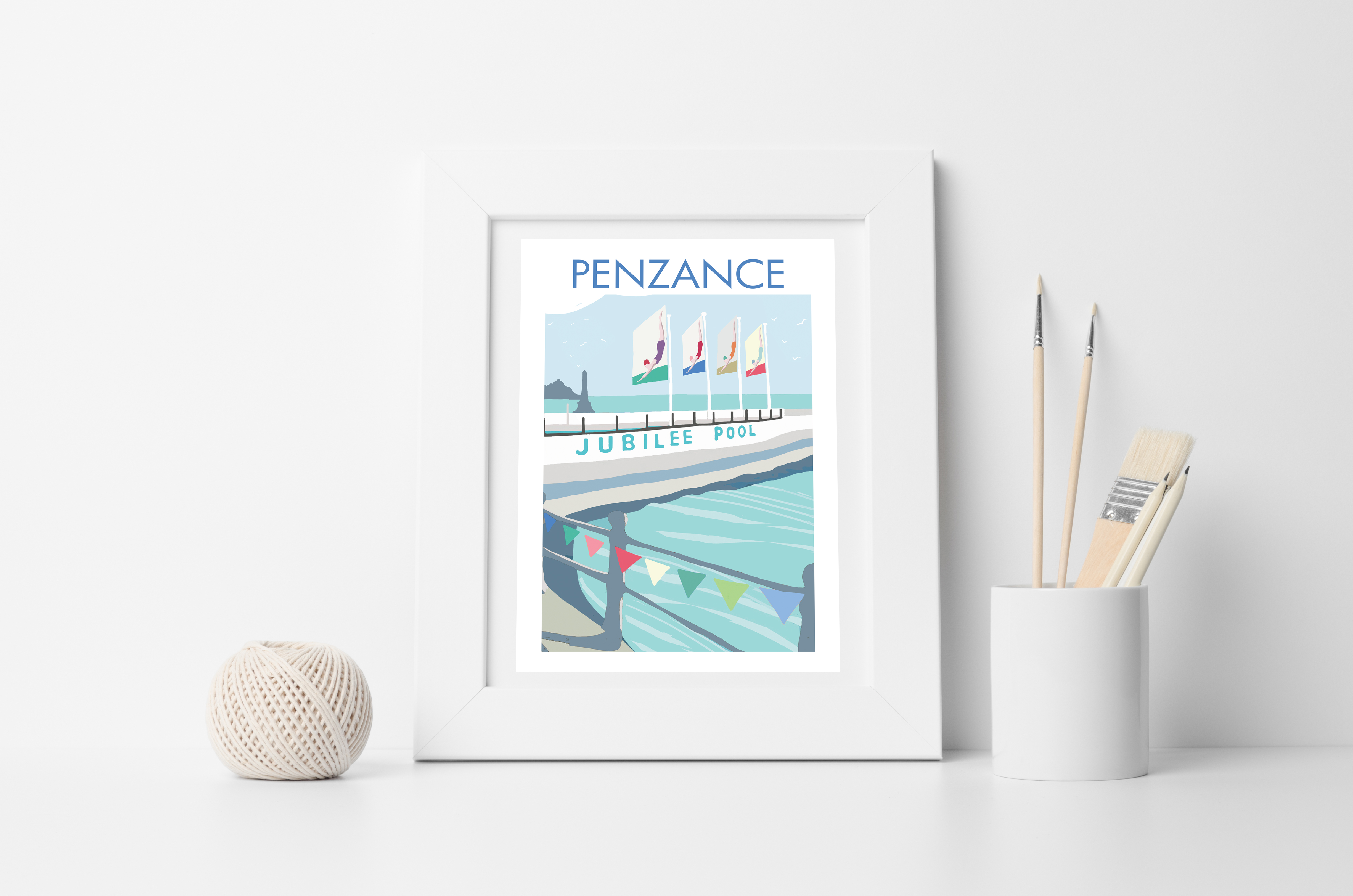 jubilee white framed