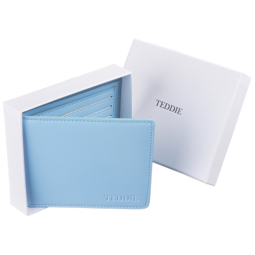 Teddie London Pale Blue Wallet In A Box