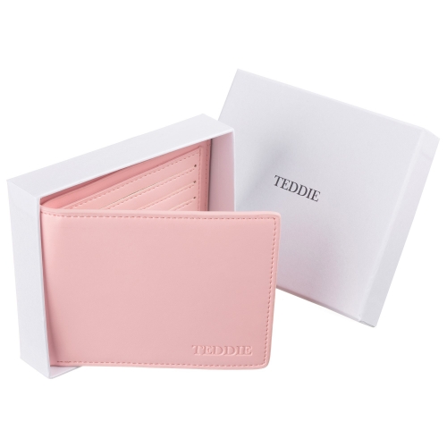 Teddie London Pink Vegan wallet In A Box