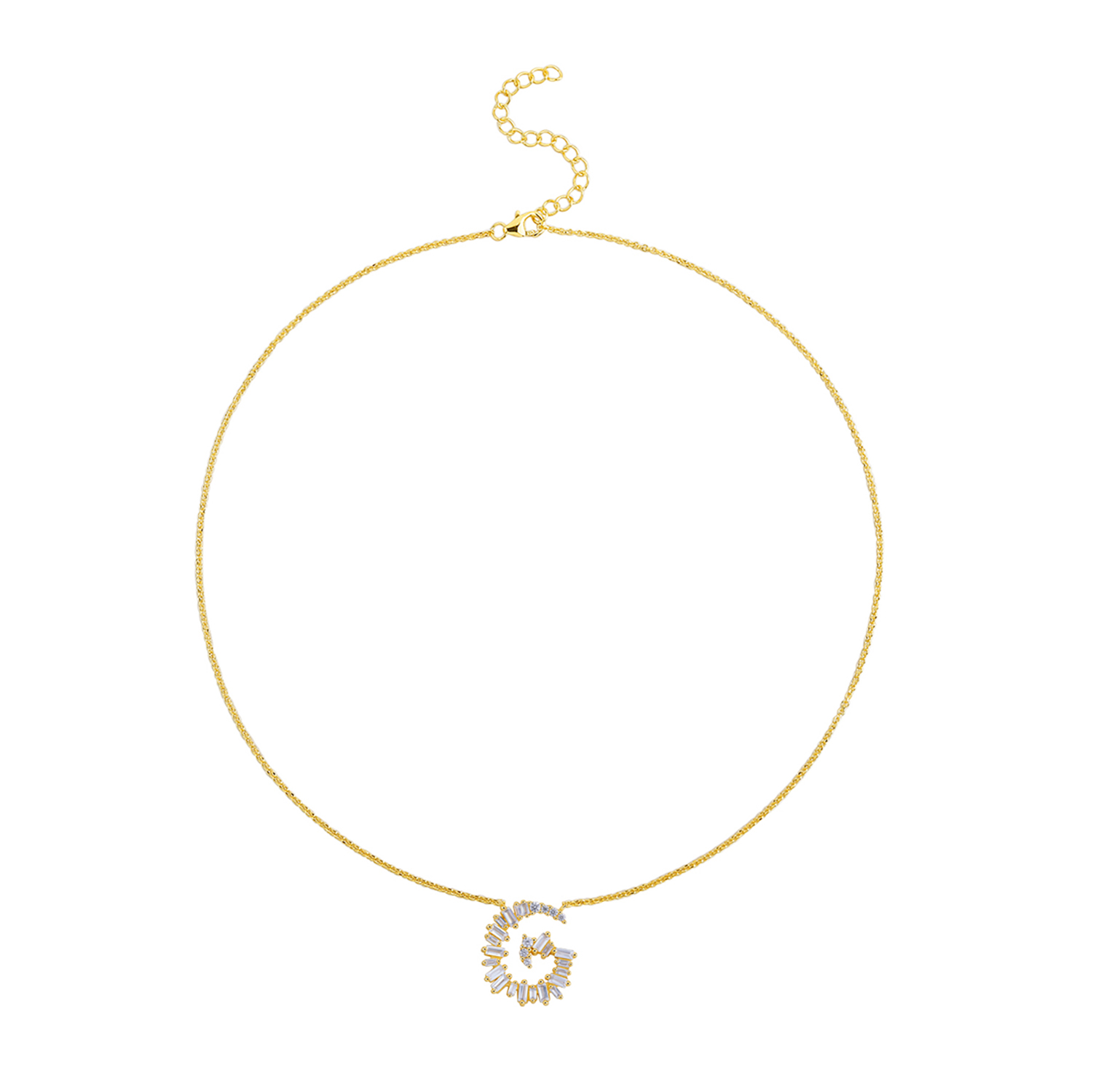 Initial Necklace Collection - Letter G