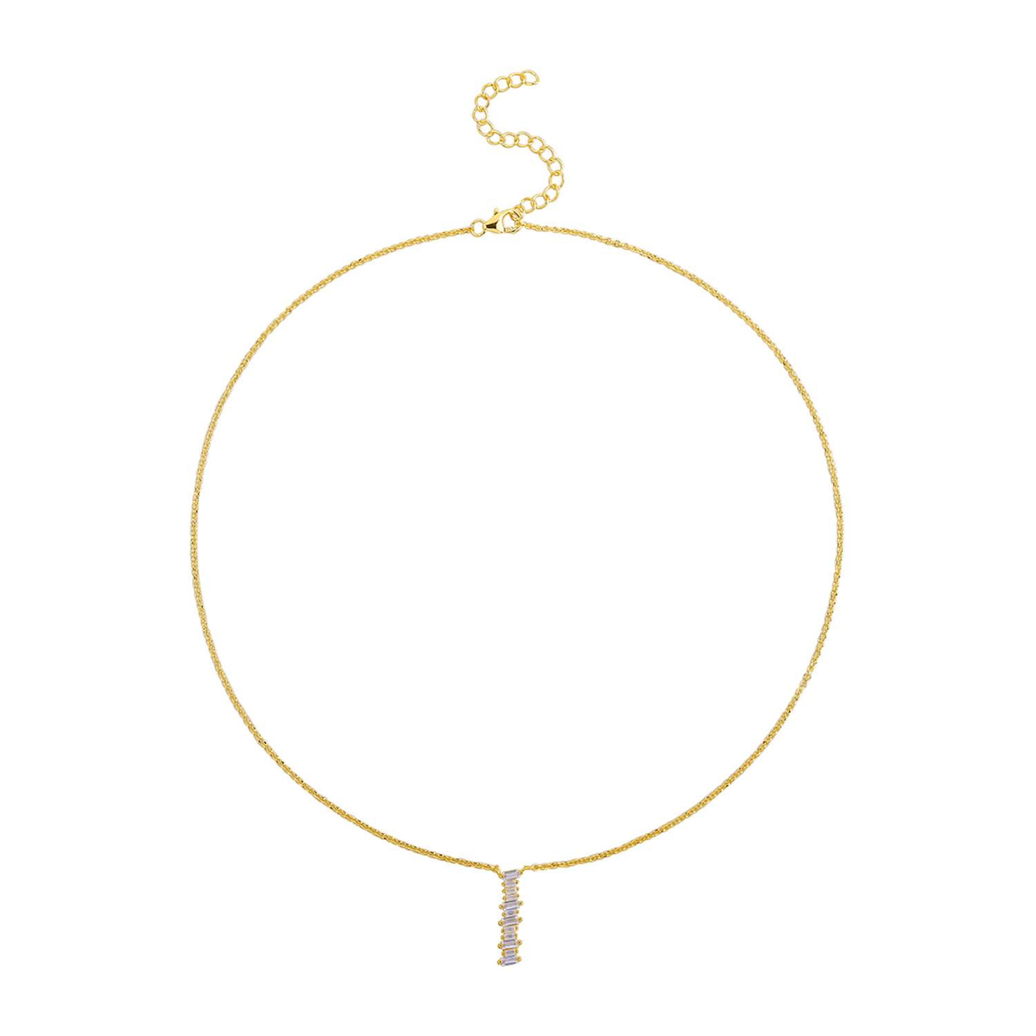 Initial Necklace Collection - Letter I