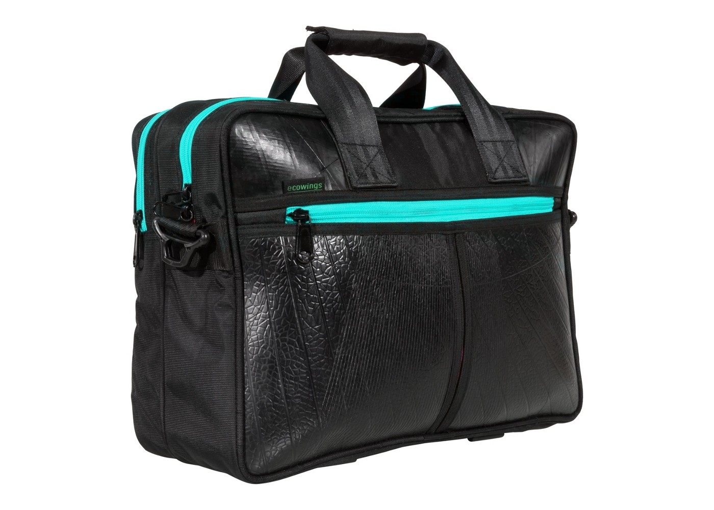 Laptop bag Panda - Turquoise