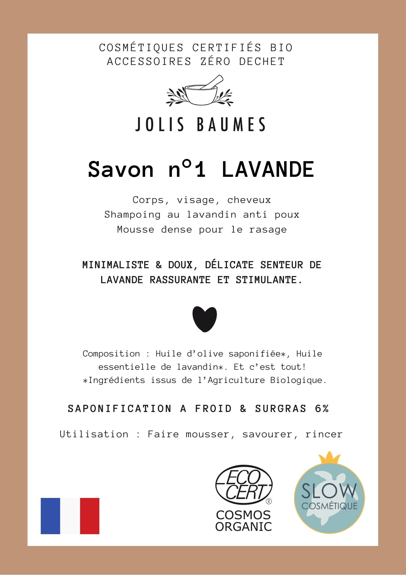 Savon n°1 LAVANDE