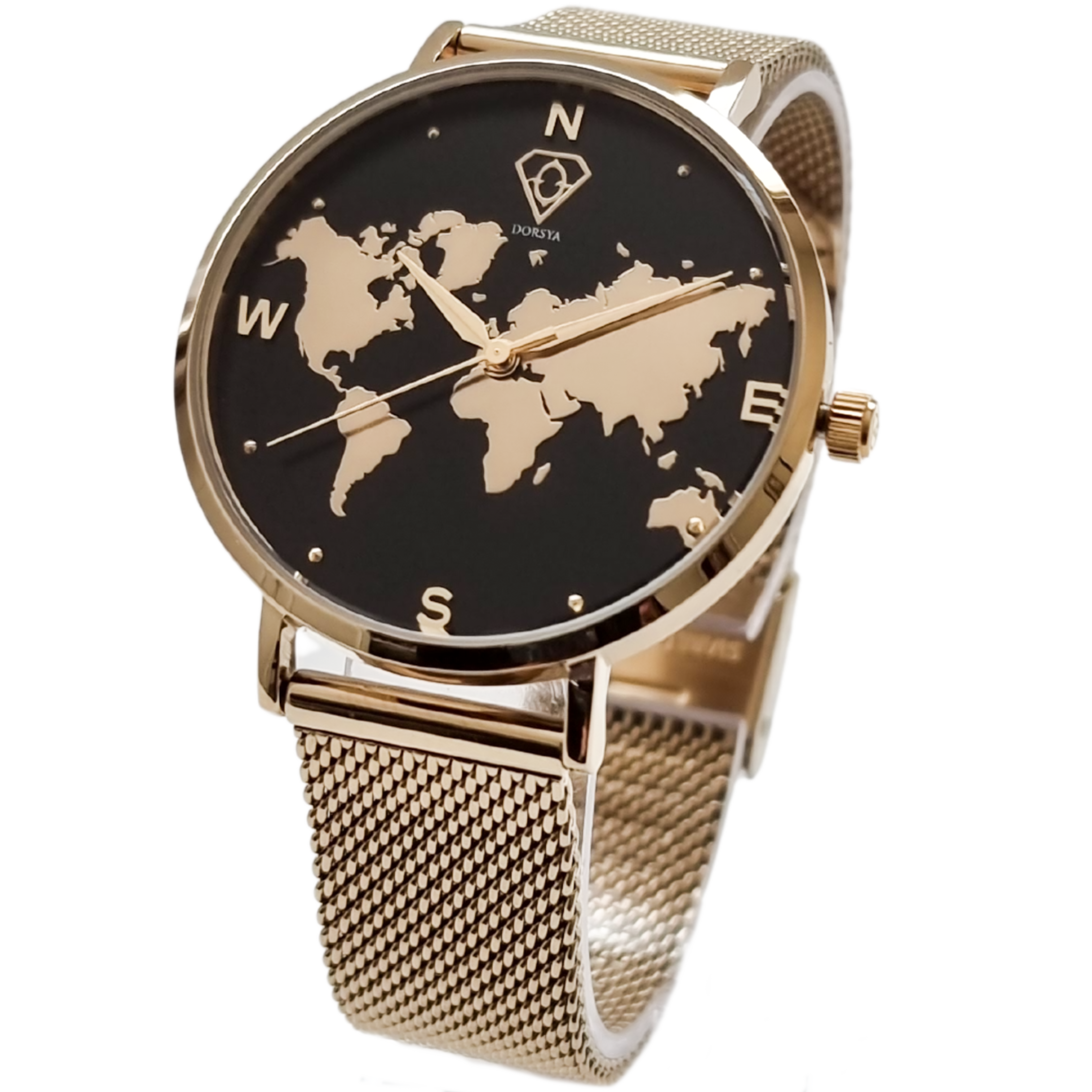 world map watch