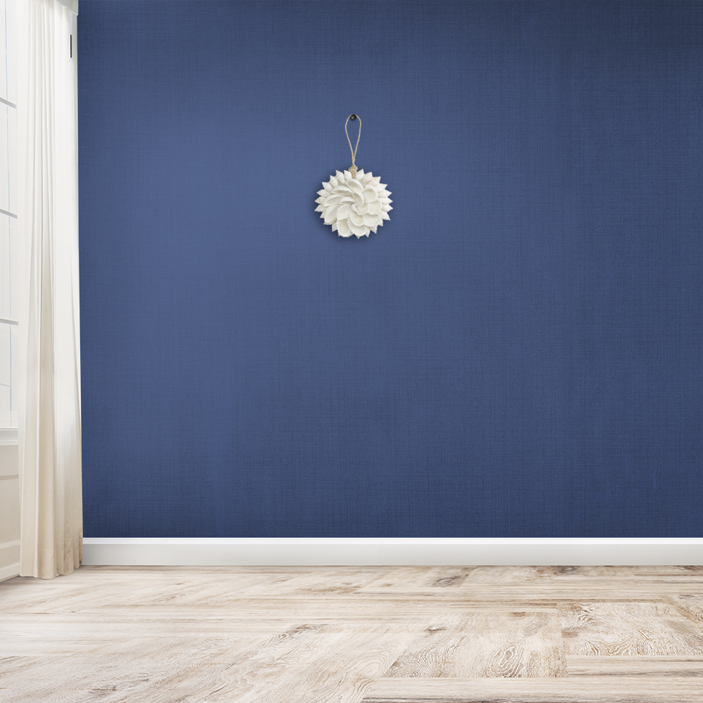 Rubber fig in a blue room