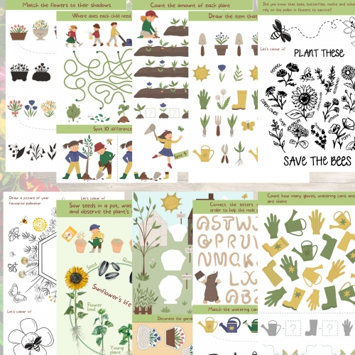 eco friendly activity booklet for kids