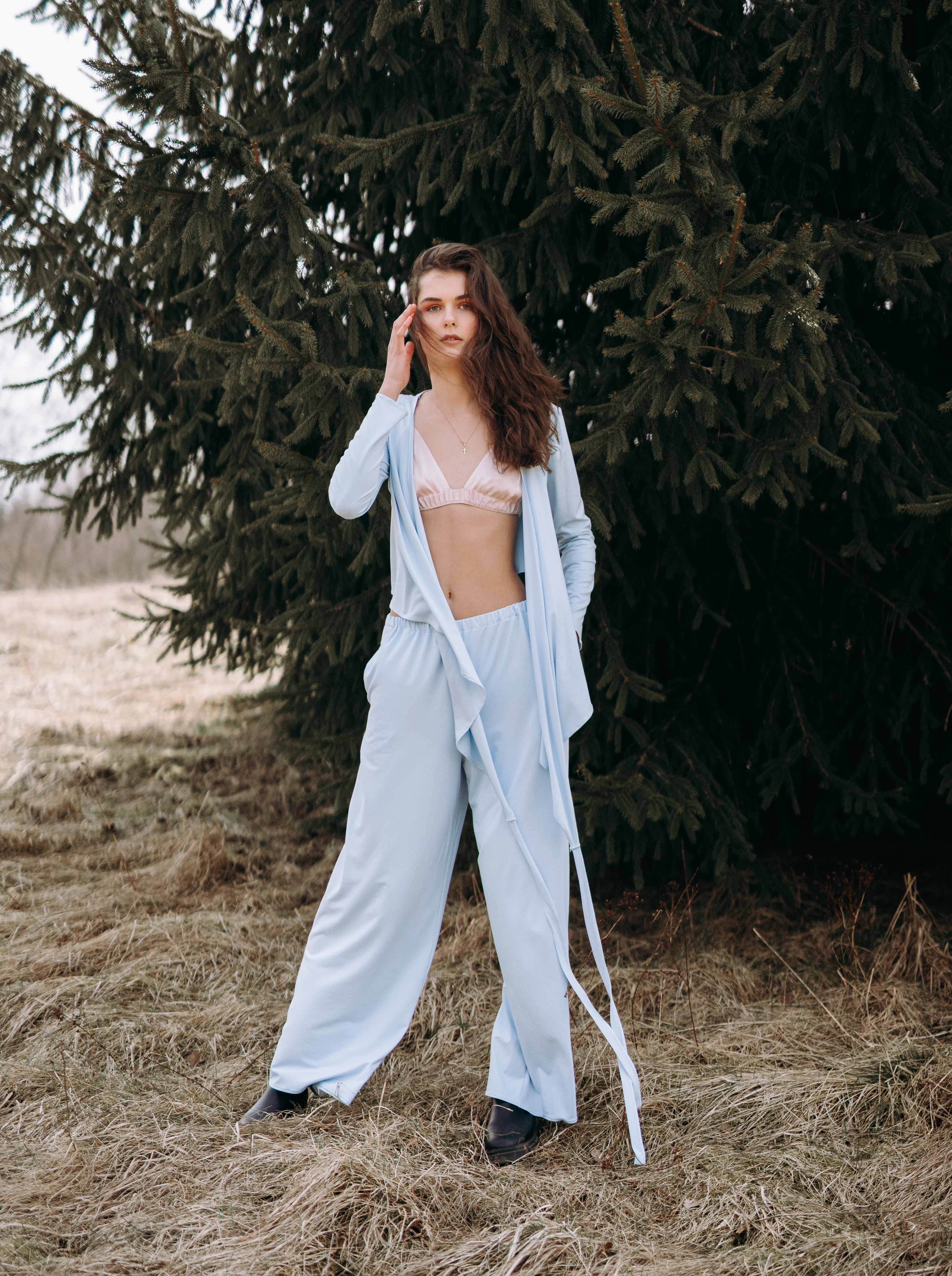 Light blue flowy pants Clearance