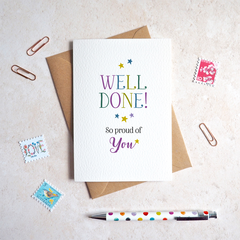 Well Done Proud Of You Card Creoate