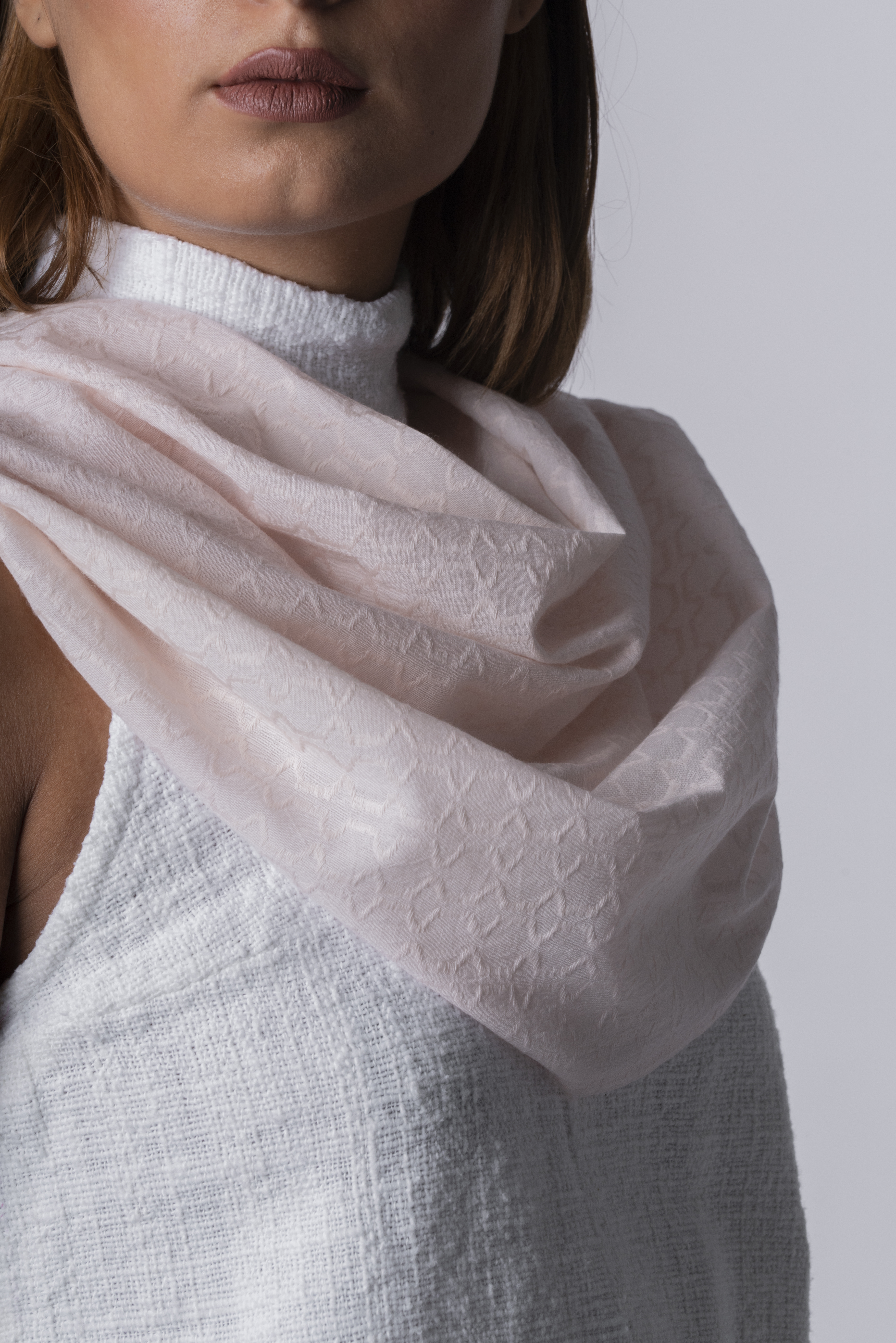 IMAIMA_manoush scarve_pink_jacquard