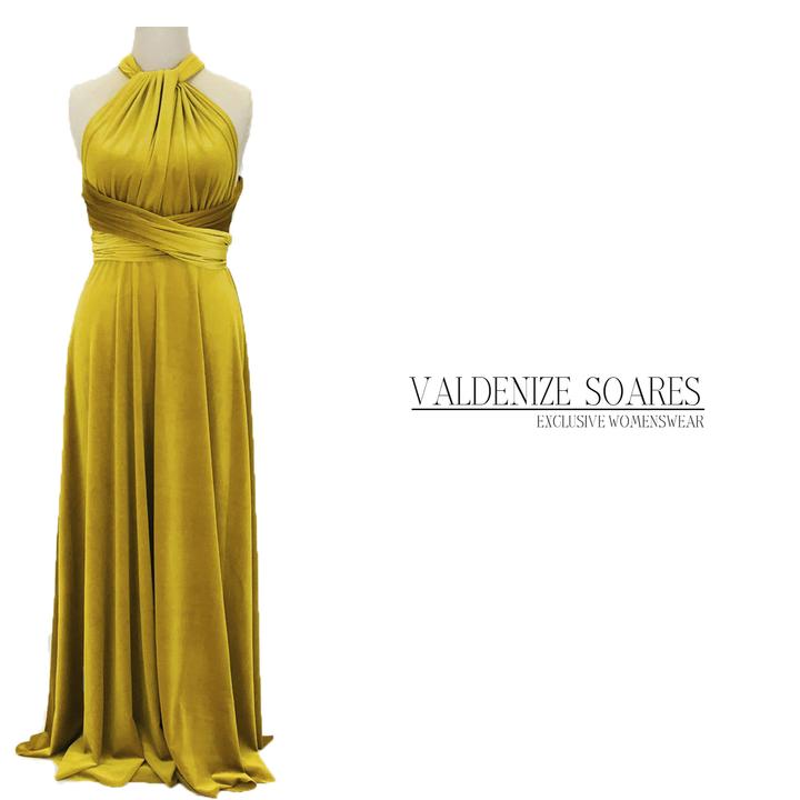 yellow multiway bridesmaid dress