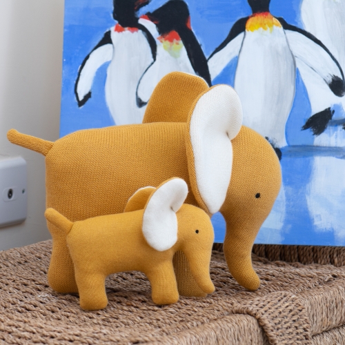 Organic elephant soft toys