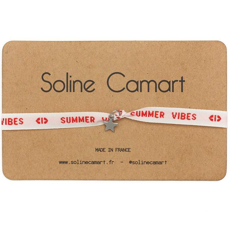 Bracelet-Phrases-cultes-summer-vibes-etoile-argent