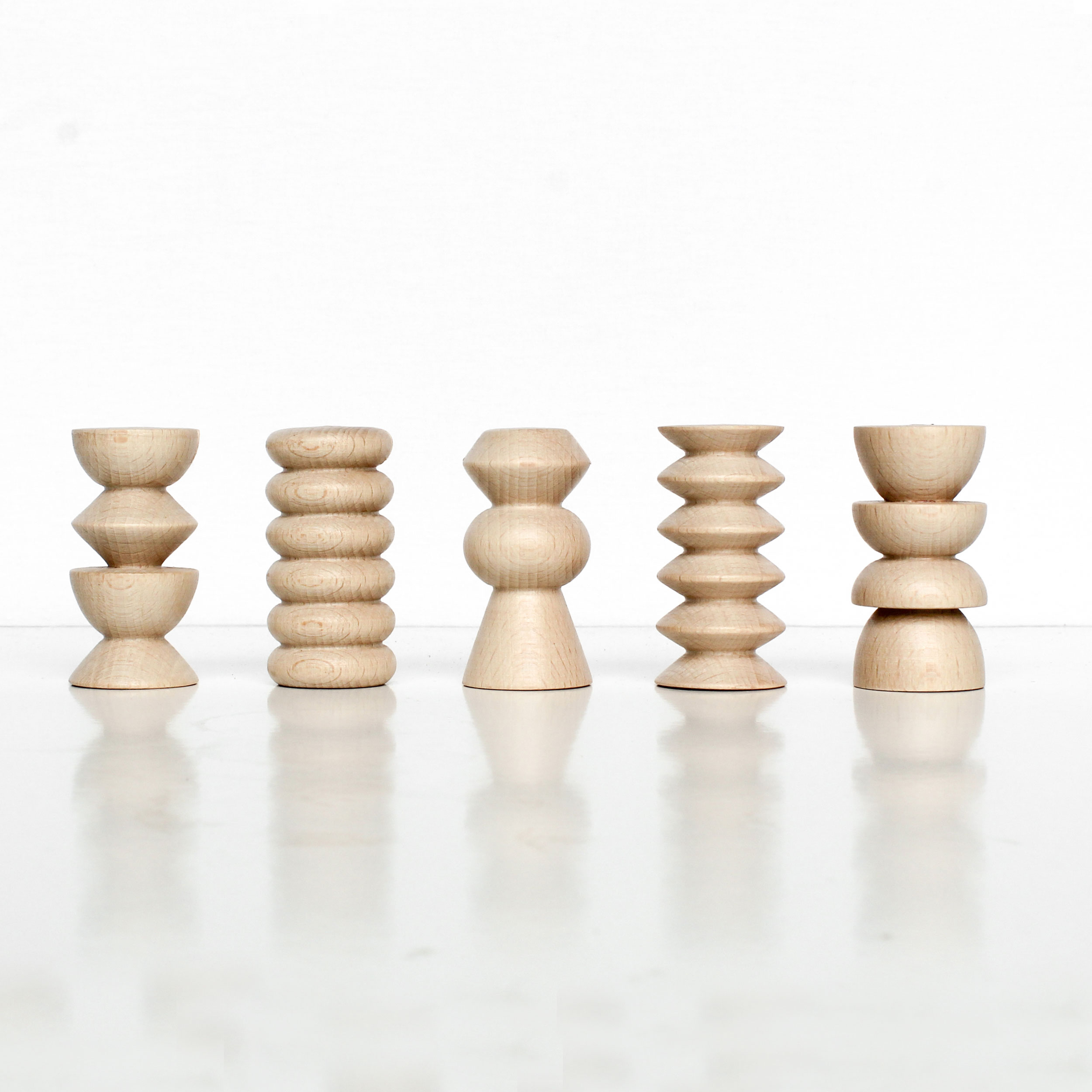 totem wooden polaroid picture photo holder standtall-family