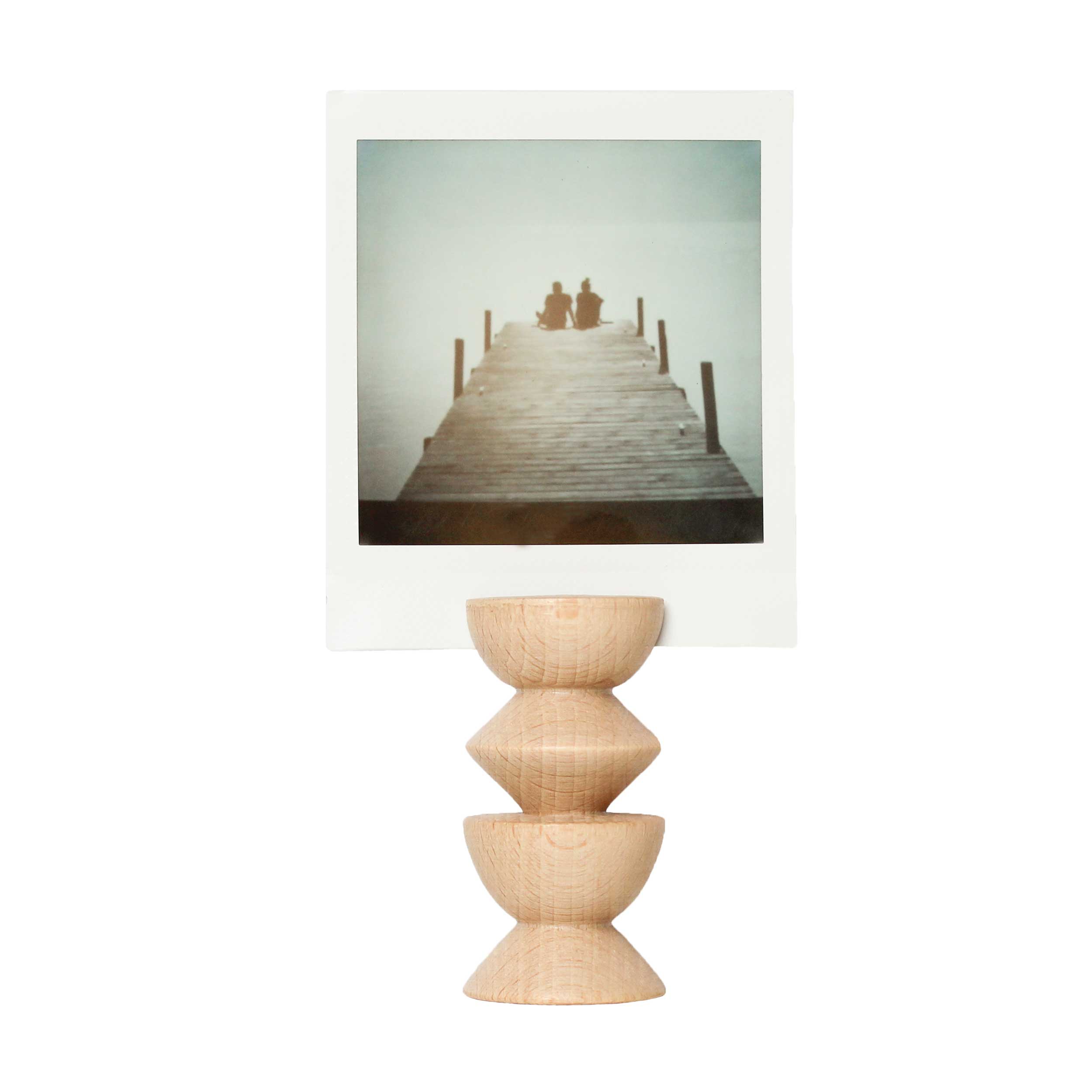 totem wooden polaroid picture photo holder standTall-nr-3-white-background