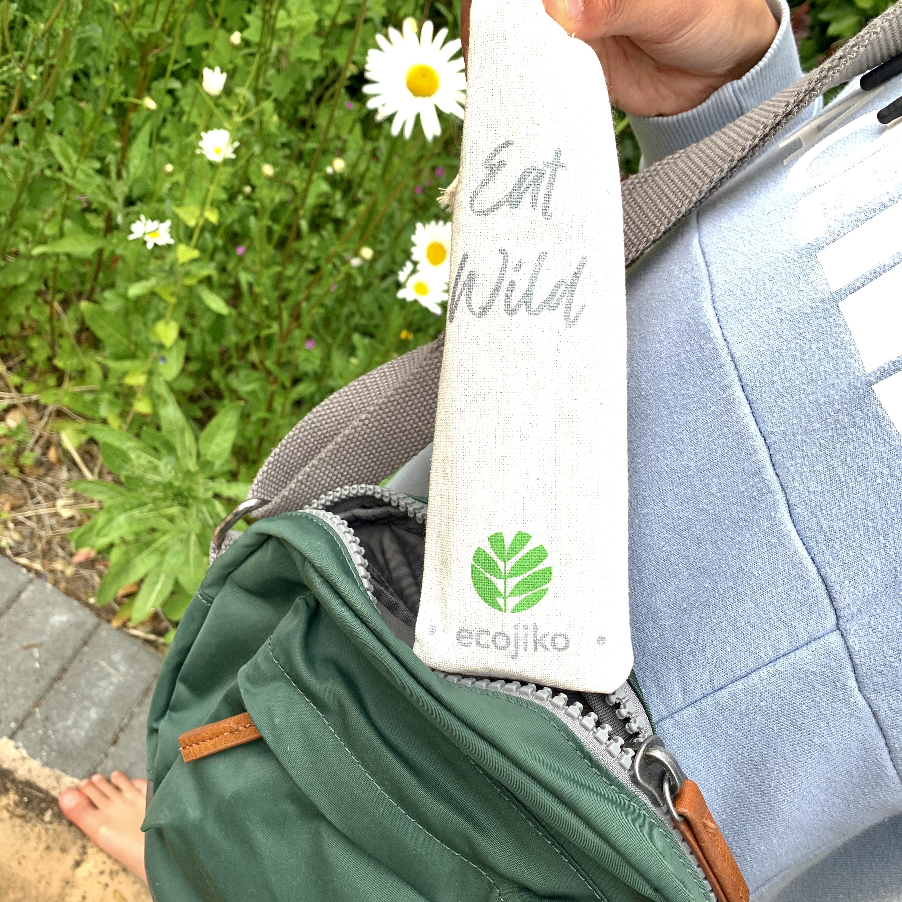 ecojiko bamboo cutlery plastic free 4 oo reusable cutlery for picnic