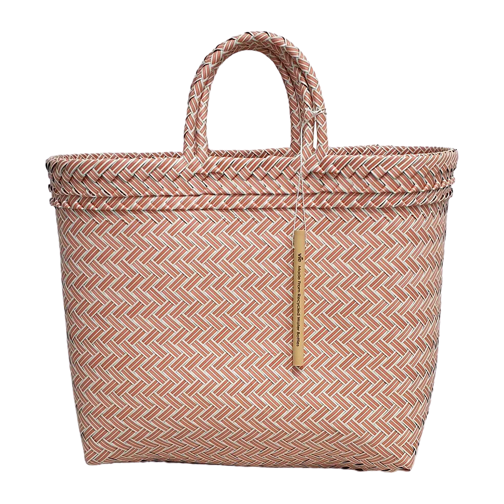 large woven beach tote