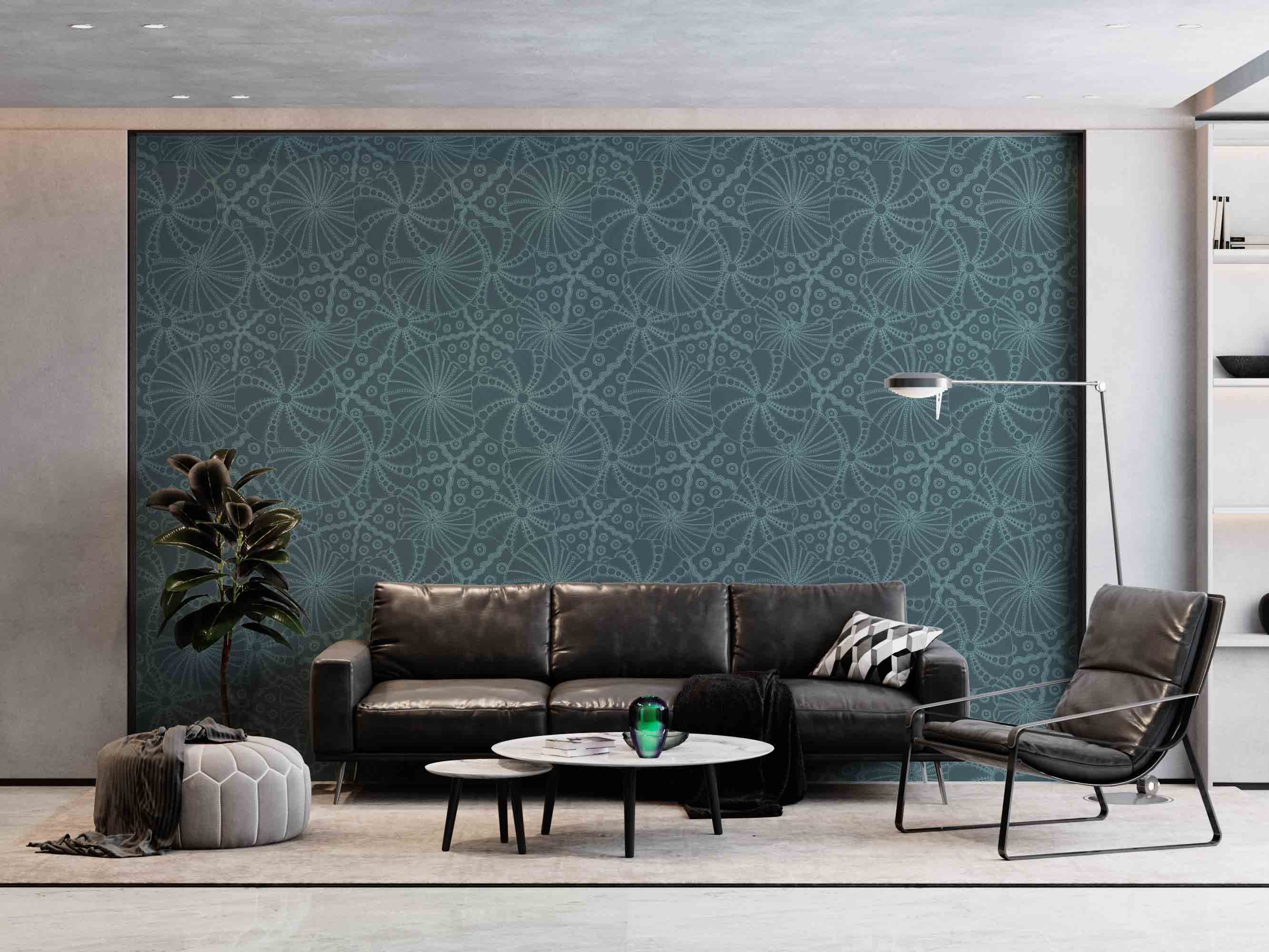 WALLPAPER PSYCHEDELIC URCHIN 10M ROLL | CREOATE