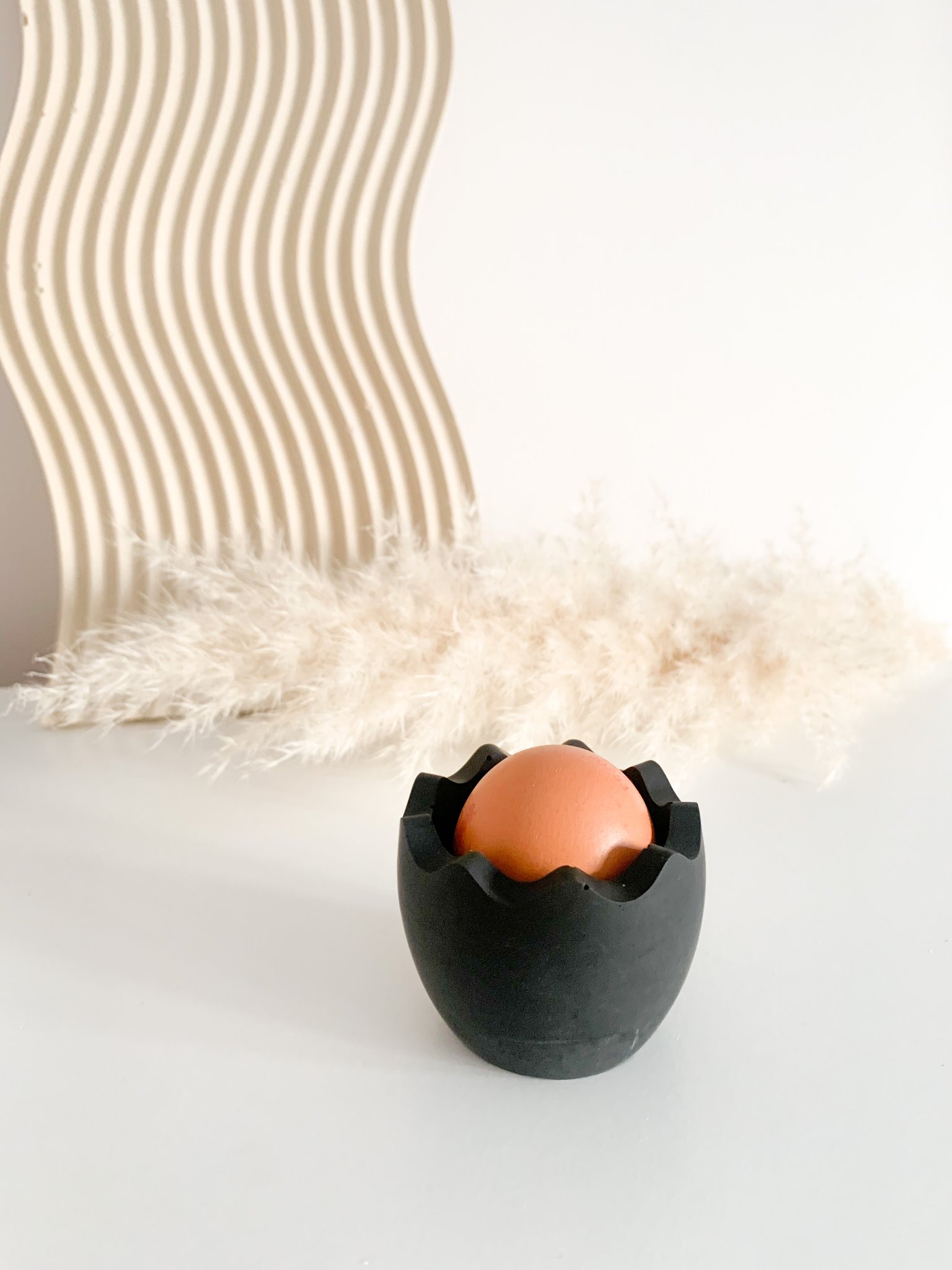 Large Egg Cup - Black