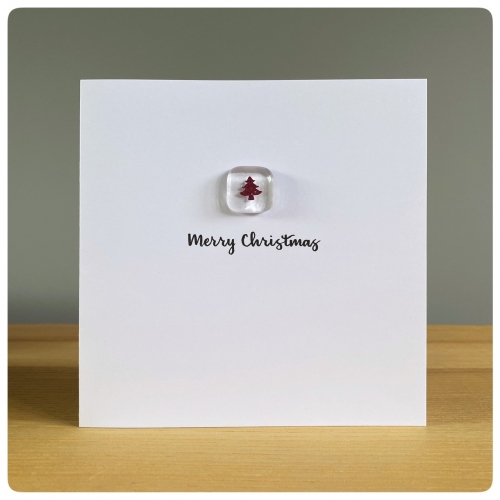 Copper Christmas Tree card