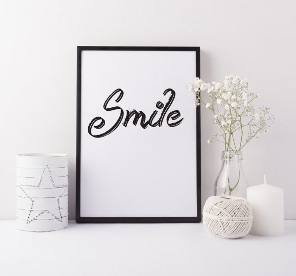 smile-print-childrens-print-living-room-wall-art-monochrome-smile-print-modern-wall-art-bedroom-print-monochrome-print-5e6abc401-600x558