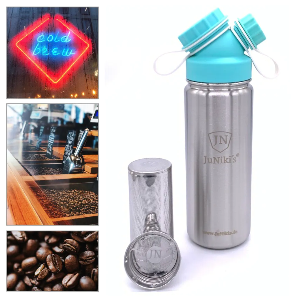 Cold Brew | JuNiki´s® eco line flask 18oz + Tea filter