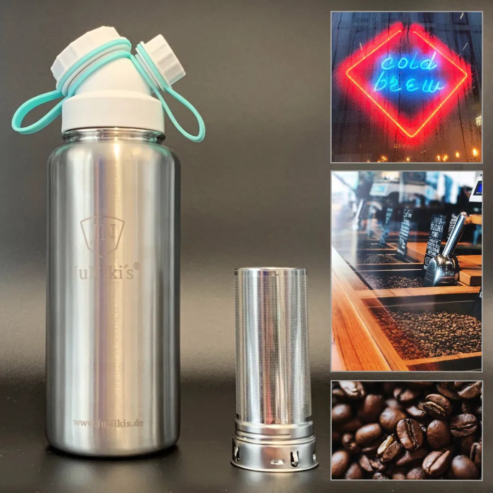 Cold Brew | JuNiki´s® eco line flask 32oz + Tea filter