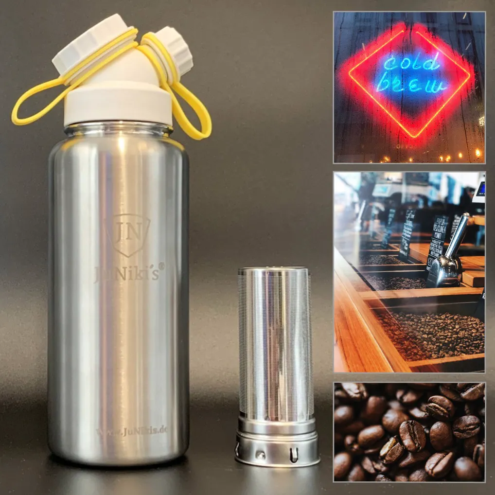 Cold Brew | JuNiki´s® eco line flask 32oz + Tea filter