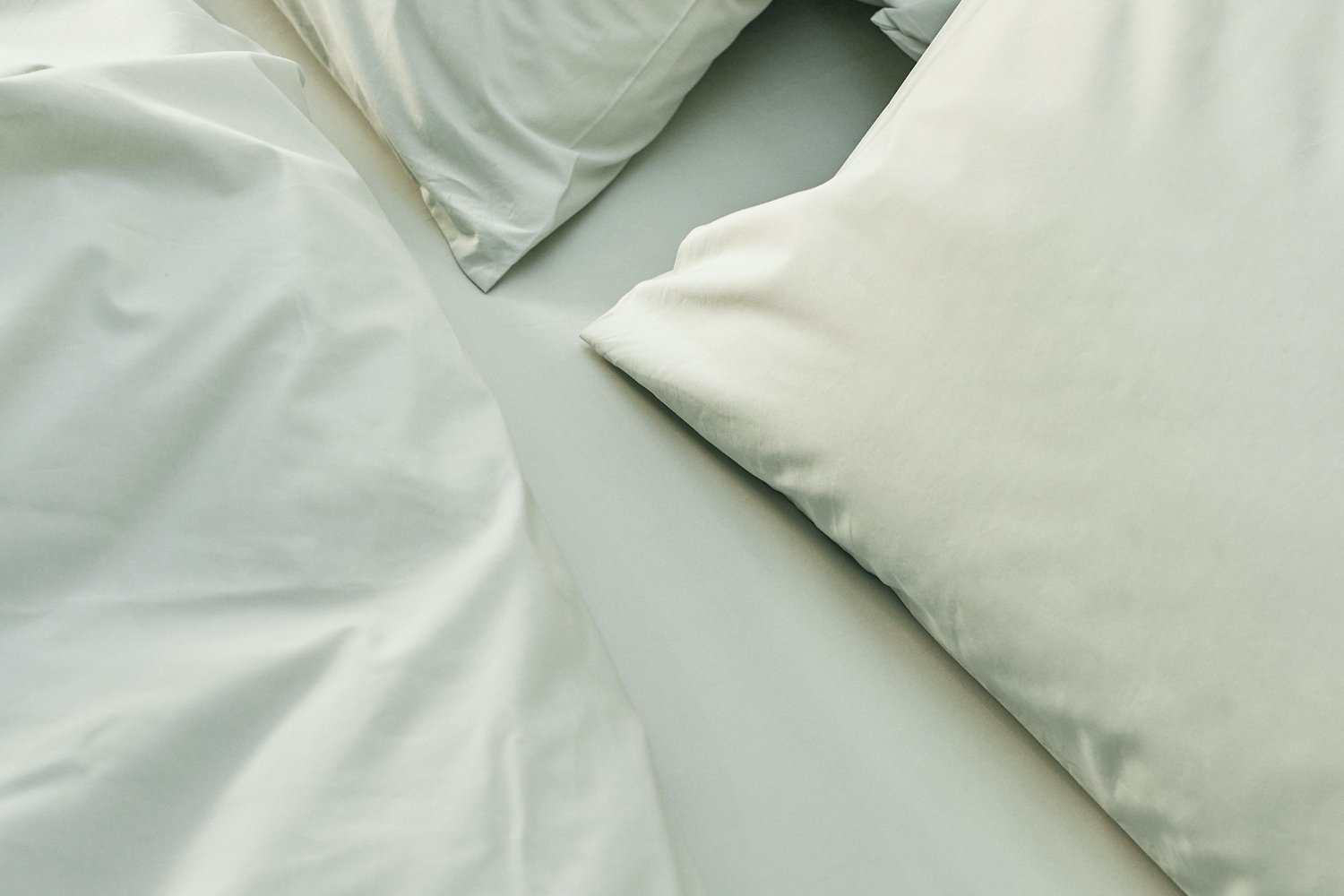 light-green-percale-close-up