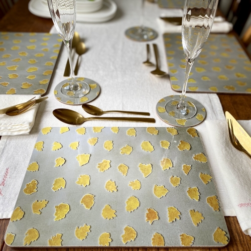 Placemat Table Mat Melamine Gloss Cork Handmade in UK