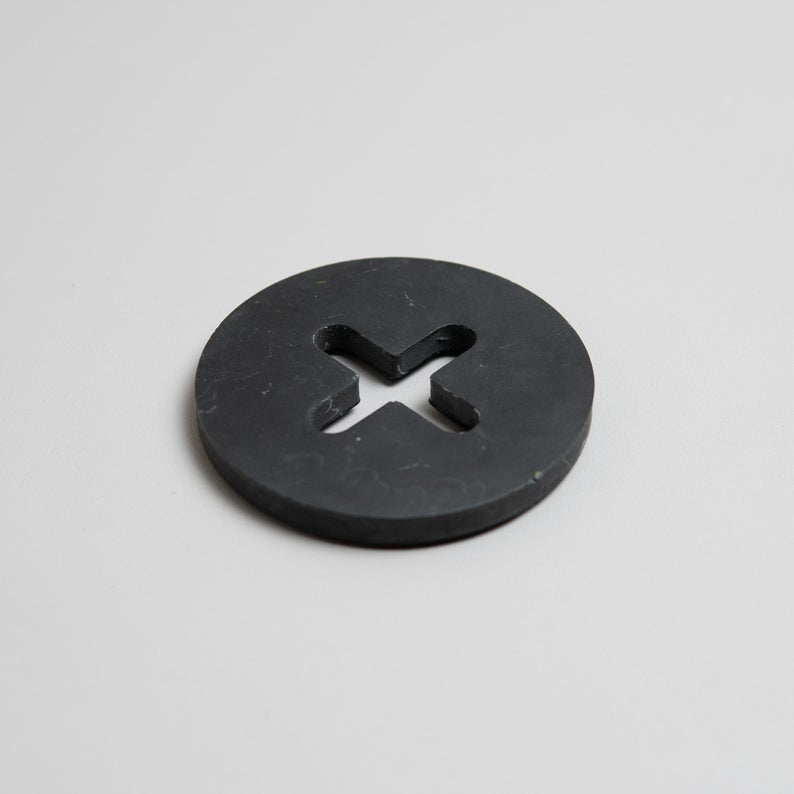 Jesmonite Coaster - Black