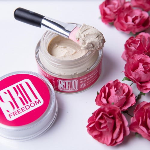 rose water clay mask
