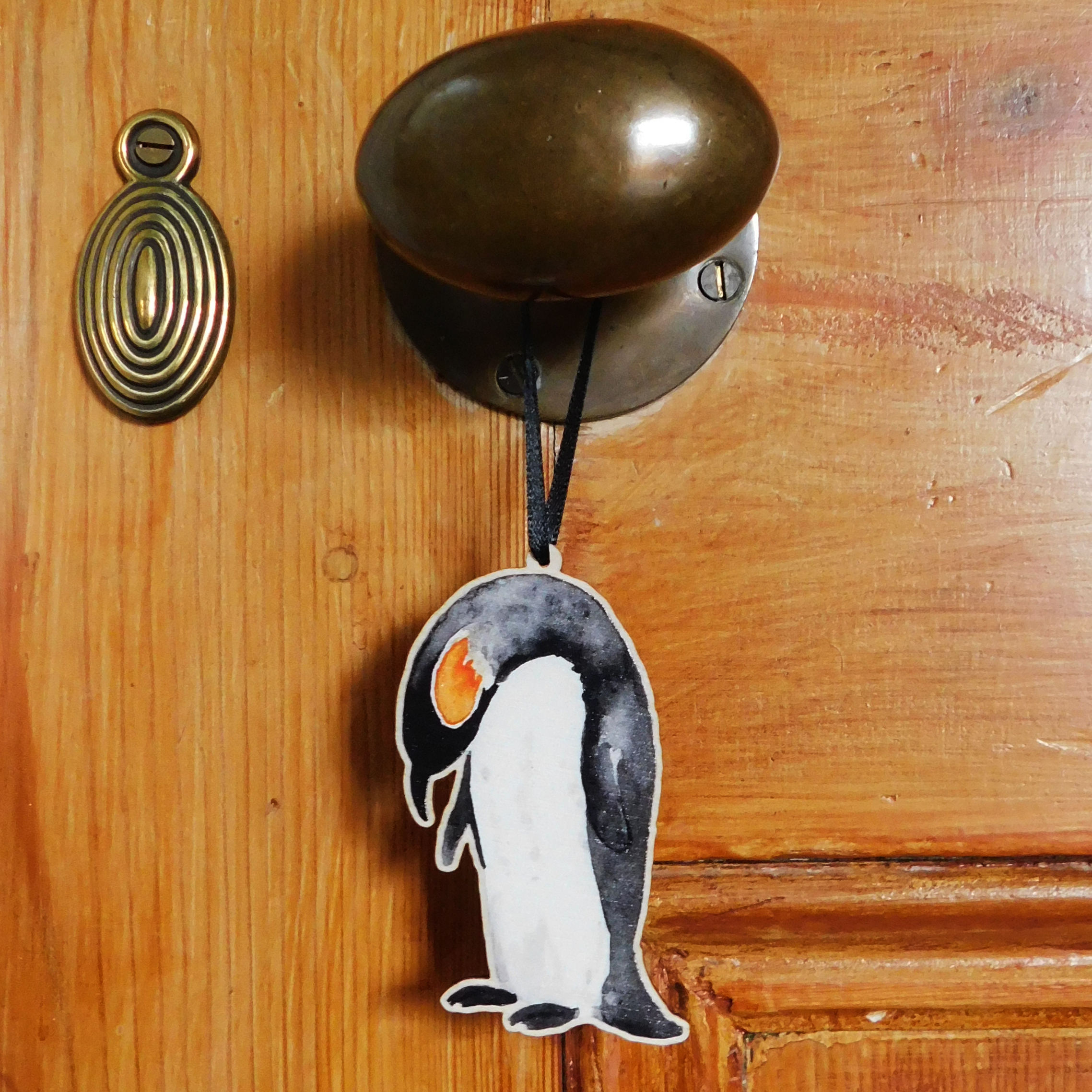 Emperor Penguin Door Decoration