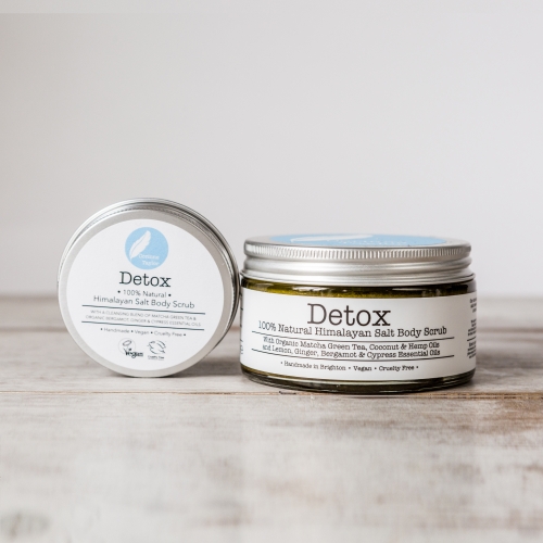 Detox Himalayan Body Scrub, zero waste, plastic free, gift box, eco gifting, organic, vegan, cruelty free