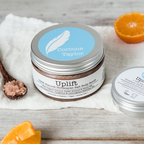 Uplift-Scrub Award, organic, vegan, cruelty free, citrus, zero waste, plastic free, luxury gift