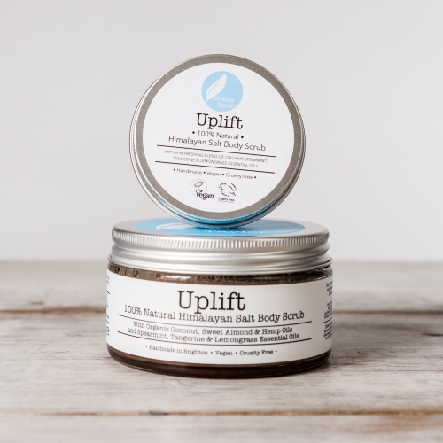 Uplift-Scrub Award, organic, vegan, cruelty free, citrus, zero waste, plastic free, luxury gift