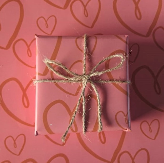 Pink Hearts Gift