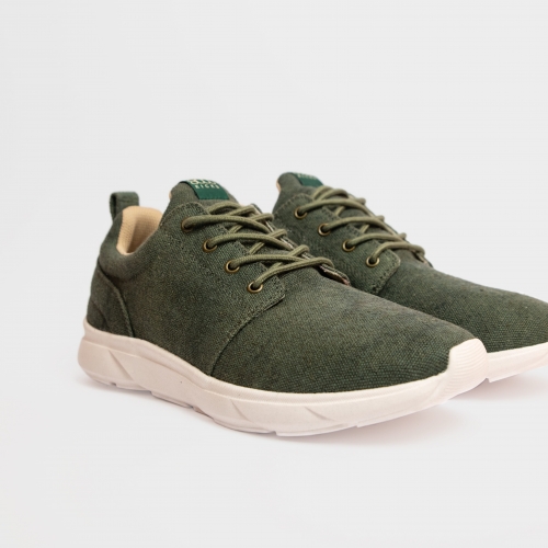 Dark green Hemp shoes