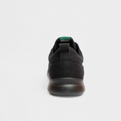 Full black hemp shoes
