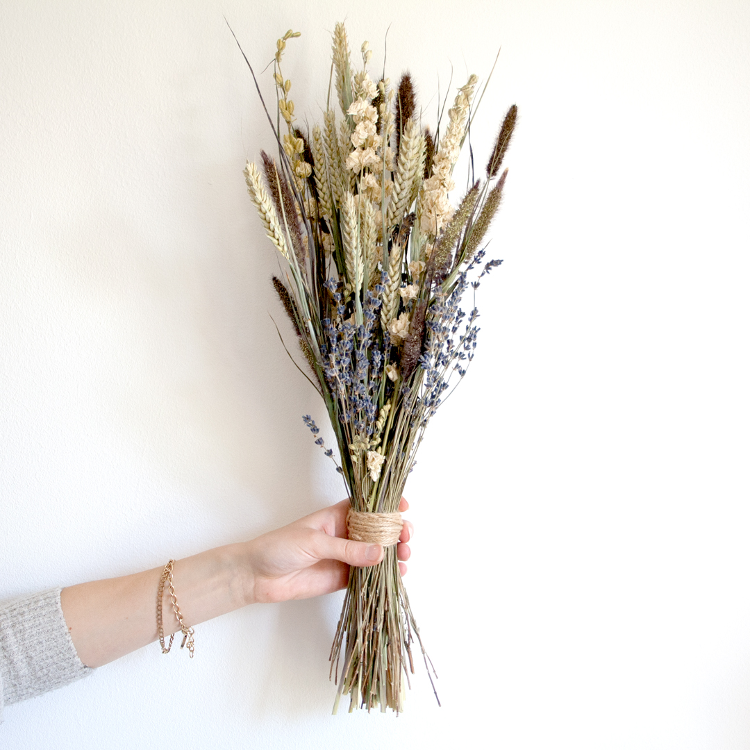 Wheat & Lavender Bouquet wheat_flower_bouquet