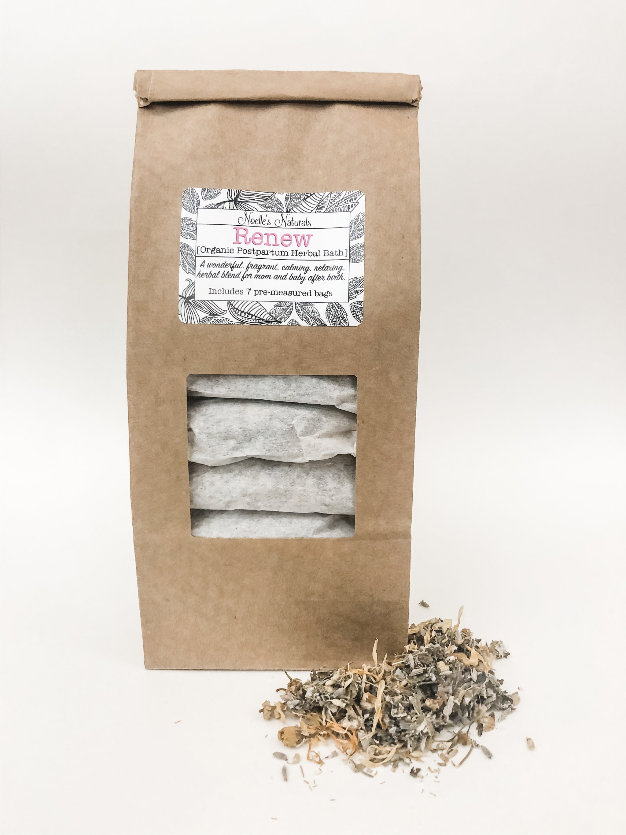 Renew Organic Postpartum Herbal Bath – 7 Pack