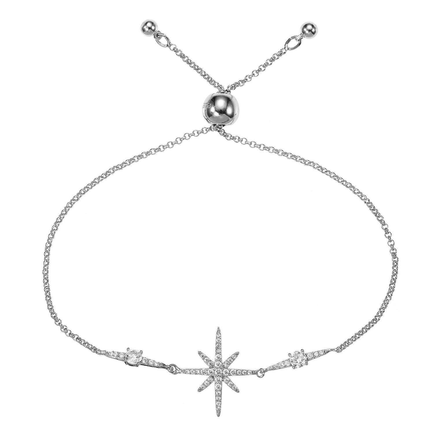 North Star Bracelet with Cubic Zirconia 1 North Star Bracelet with Cubic Zirconia