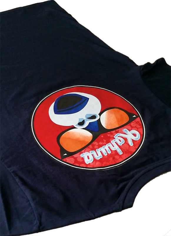 blue navy surfer t shirt unisex