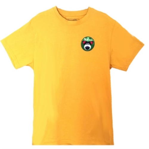 unisex yellow casual t shirt