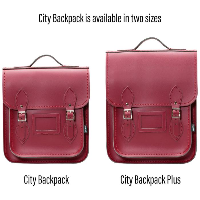 oxblood backpack