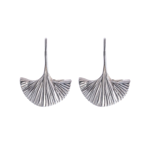 carmen small silver drop earrings