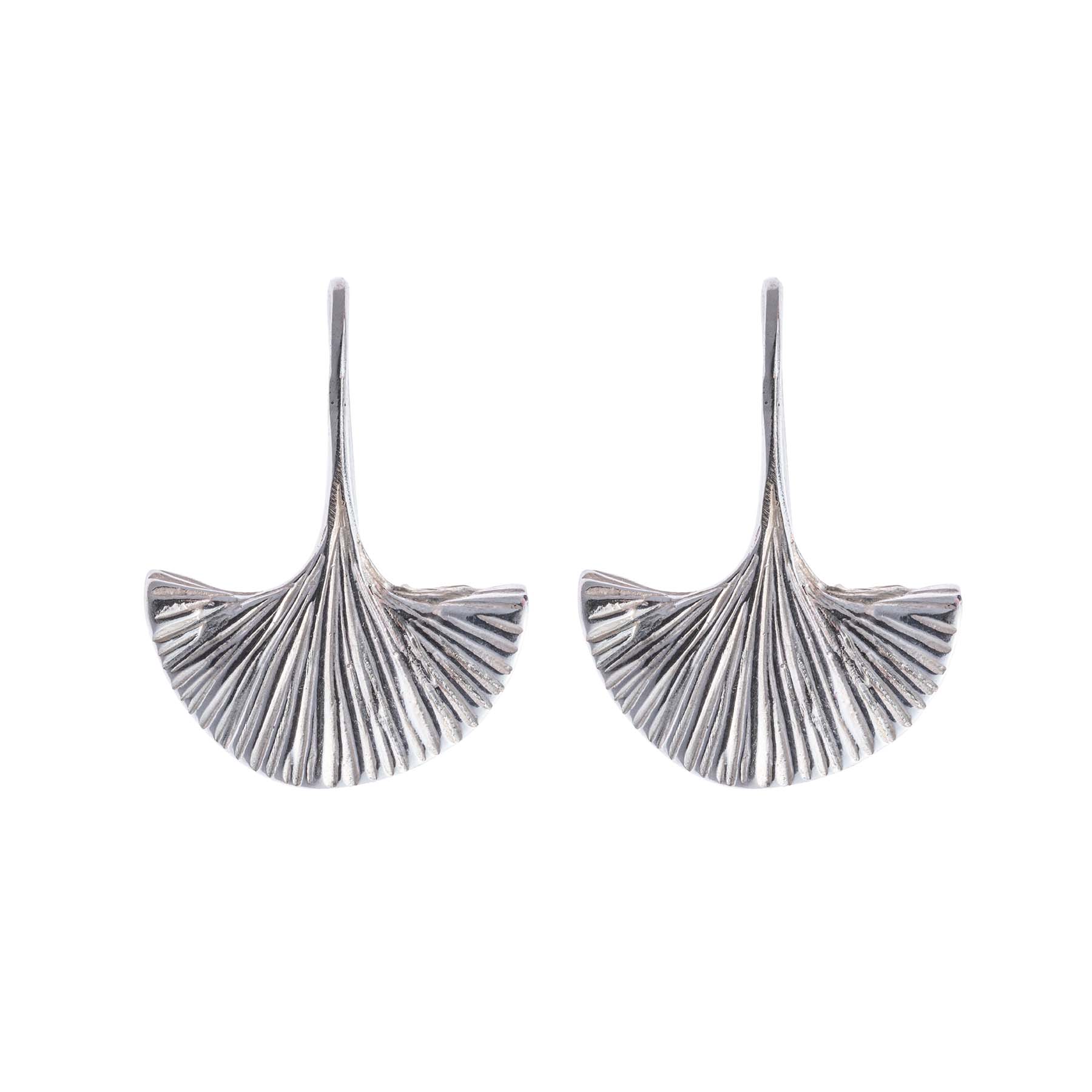 pendientes-abanicos-pequeños-plata-carmen-ok carmen small silver drop earrings